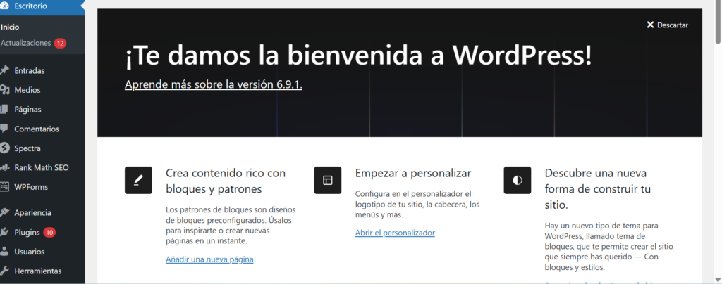 INSTALACION WORDPRESS
